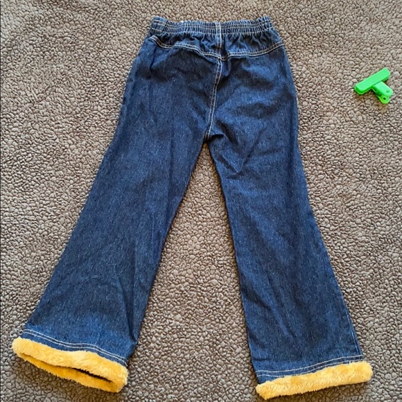 Jeans with faux fur hem. Look for matching jacket - Picture 5 of 5